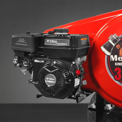 MechMaxx 34 Ton Kinetic Log Splitter with 7HP Ducar Engine, 28" Capacity and 3-Second Cycle Time, Model KT34