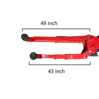 Katool KT-AS110D 11,000 lb Asymmetric 2-Post Car Lift with Single-Point Lock Release