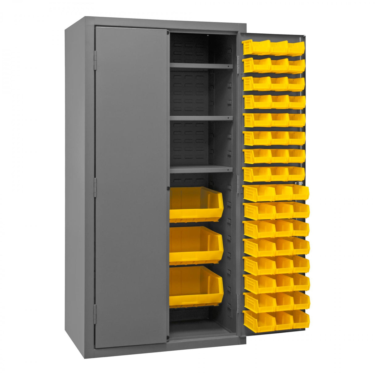 Durham 3501-BDLP-102-3S-95 Bin Storage Cabinet