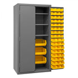 Durham 3501-BDLP-102-3S-95 Bin Storage Cabinet
