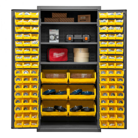 Durham 3501-BDLP-102-3S-95 Bin Storage Cabinet