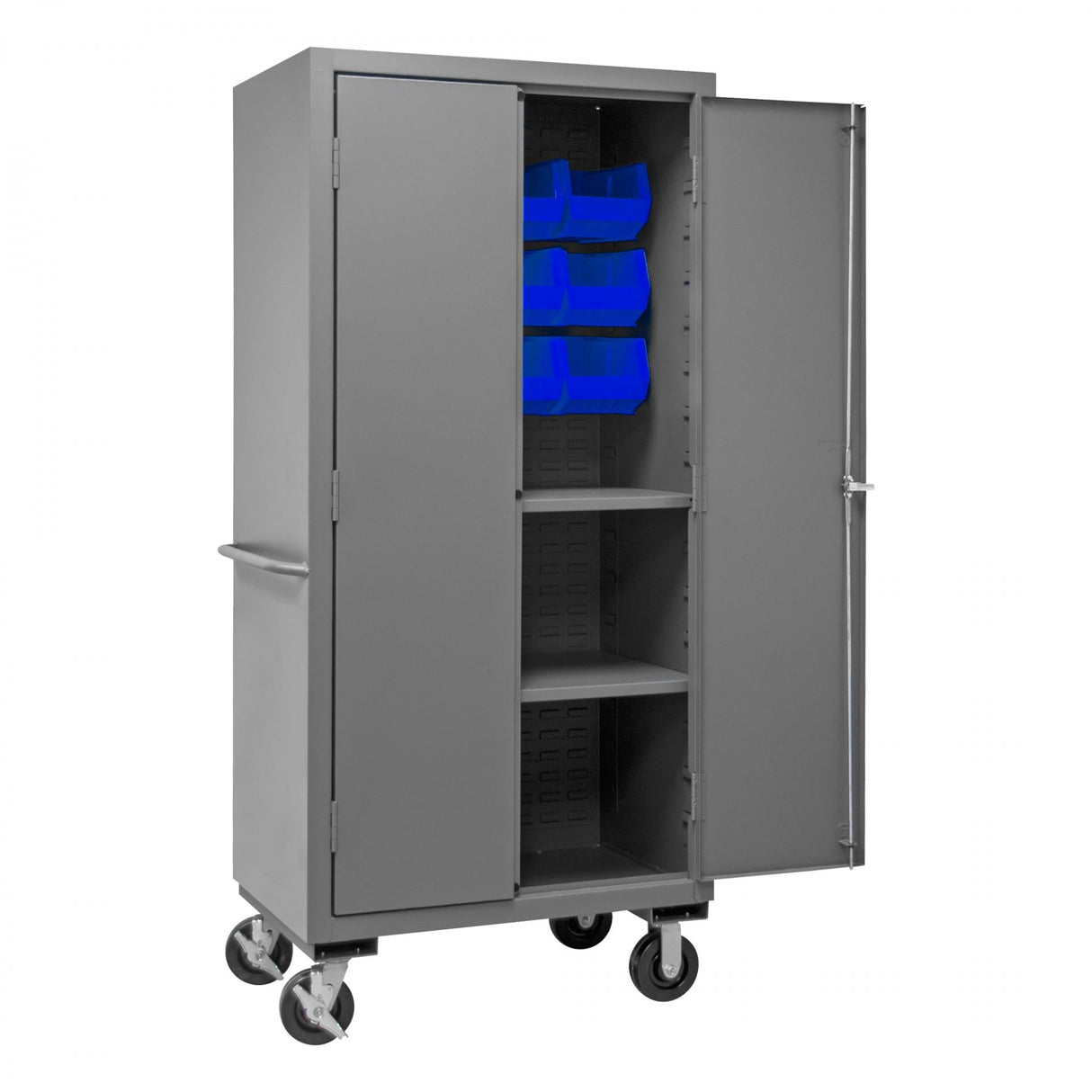 Durham 3501M-BLP-12-2S-5295 Bin Storage Cabinet