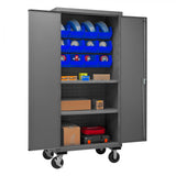 Durham 3501M-BLP-12-2S-5295 Bin Storage Cabinet