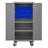 Durham 3501M-BLP-12-2S-5295 Bin Storage Cabinet