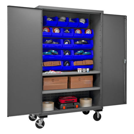 Durham 3502M-BLP-18-2S-5295 Bin Storage Cabinet