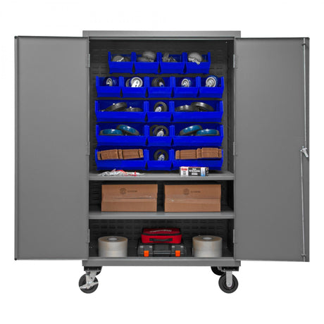 Durham 3502M-BLP-18-2S-5295 Bin Storage Cabinet