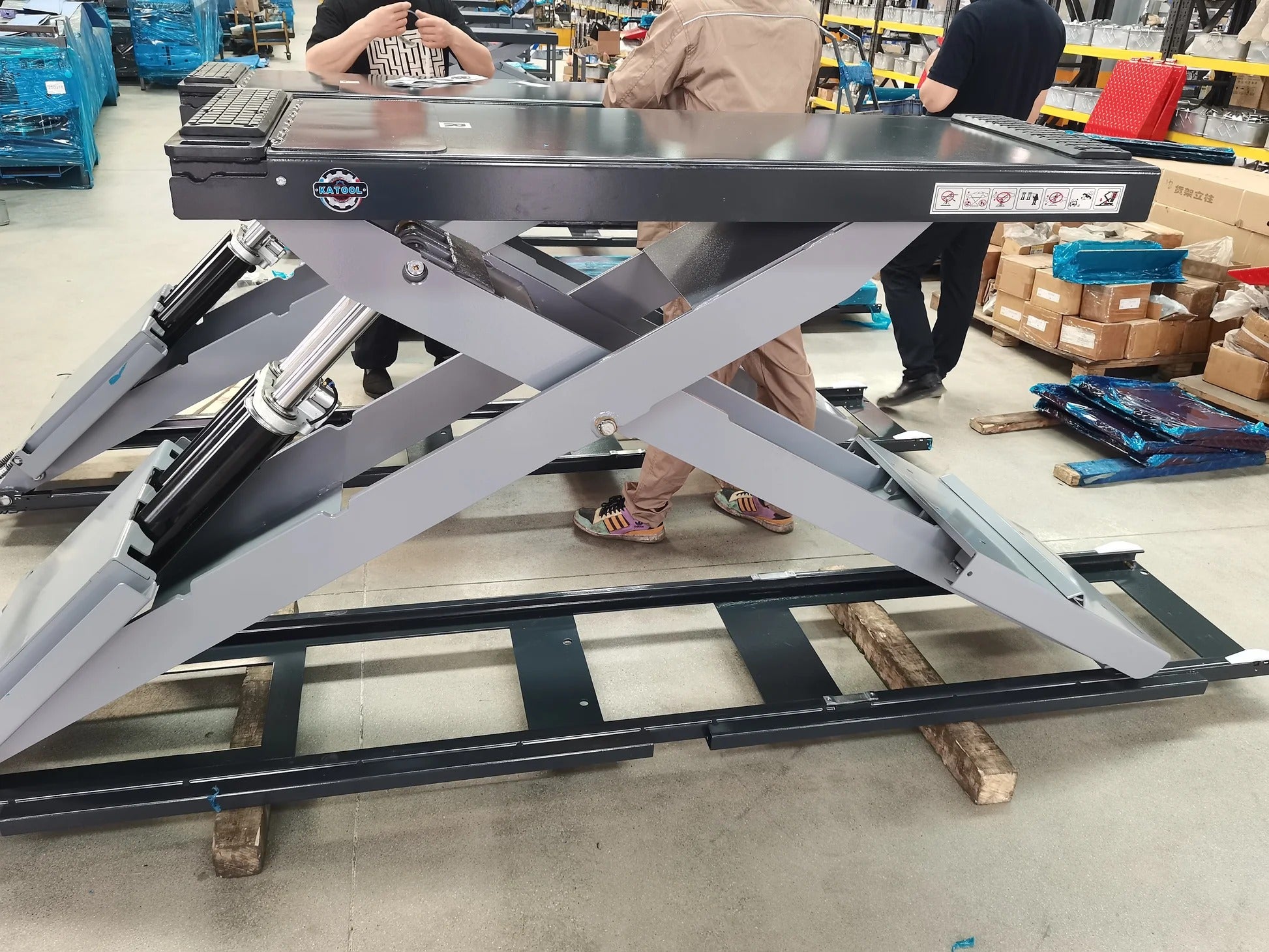 Katool KT-X99 7,700 lb Full-Rise Scissor Lift for Professional Shops
