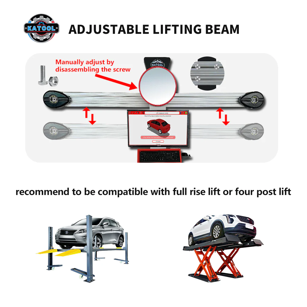 Katool KT-AV533 3D Wheel Alignment Machine for Auto Repair Shops