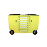 Chery Industrial 4.5ft Heavy Duty Mobile Workbench with 7 Drawers & 2 Cabinets - WW000193