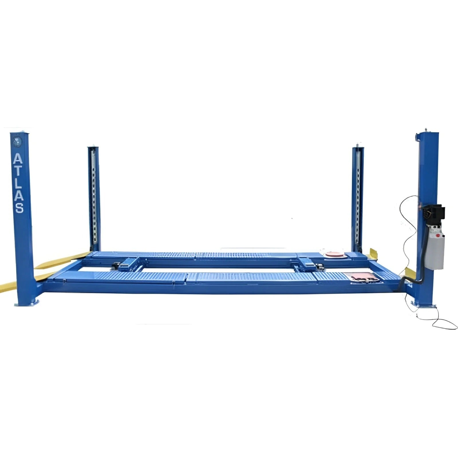 Atlas 12,000 lb 4-Post Alignment Lift with Turntables and Slip Plates for Professional Wheel Alignment