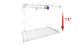 EZ Garage Storage E-Z Lift Pro Max 4 ft x 8 ft Overhead Storage Lift 11 ft Drop 700 lb - R4X8PM