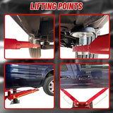Katool KT-AM120SD 12,000 lb 2-Post Car Lift with Symmetric Arms