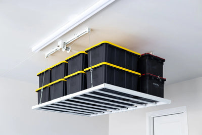 EZ Garage Storage E-Z Lift 4 ft x 6 ft Overhead Storage Lift 8 ft Drop 400 lb - R4X6
