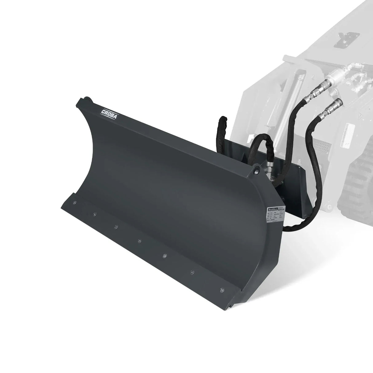 MechMaxx 57" Hydraulic Dozer Blade Attachment for Mini Skid Steer