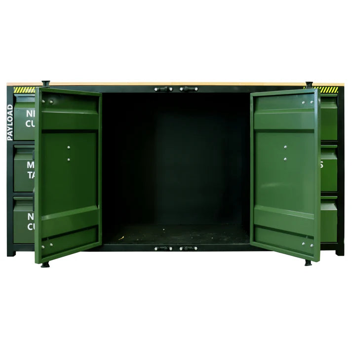 Chery Industrial 6.5ft Workbench Cabinet with 6 Drawers - SUIWB6506DGN01