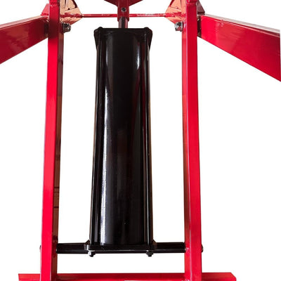 Katool KT-Moto150 1,000 lb Motorcycle Lift Table with Hydraulic Foot Pump and Side Extensions