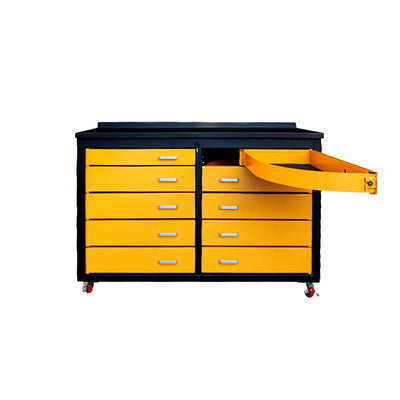 Chery Industrial 6ft Heavy Duty Mobile Workbench with 10 Drawers - WW000196