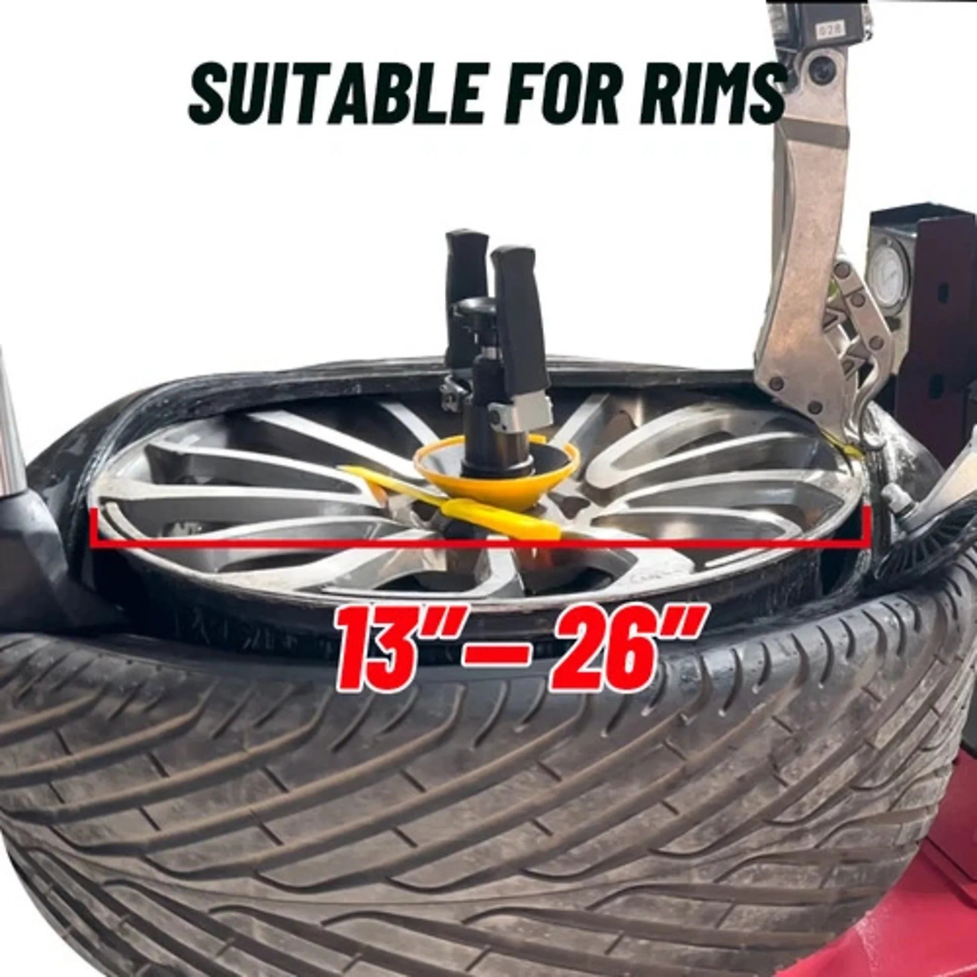 Katool KT-T880 Center Post Swing Arm Tire Changer for 13"-26" Rims