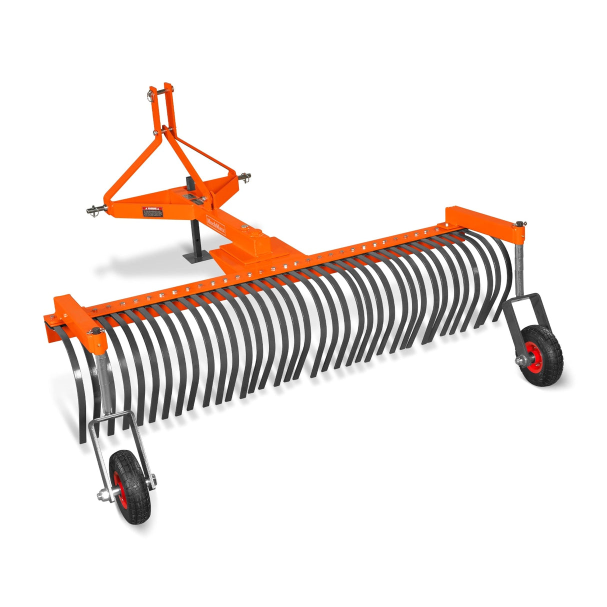 MechMaxx LR72W 72-Inch Landscape Rake with Wheels