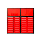 Chery Industrial 7ft Garage Storage Cabinet (32 Drawers & 2 Cabinets) - WW000210