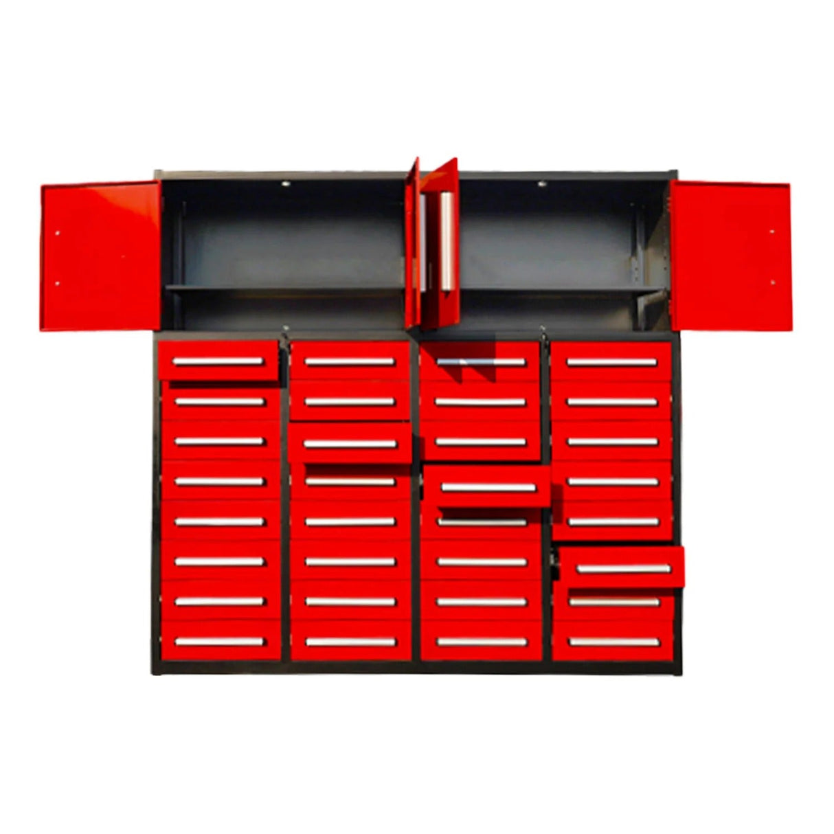 Chery Industrial 7ft Garage Storage Cabinet (32 Drawers & 2 Cabinets) - WW000210