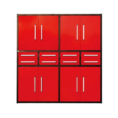 Chery Industrial 7ft Garage Storage Cabinet (8 Drawers & 4 Cabinets) - WW000213