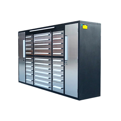 Chery Industrial 9 ft Garage Storage Cabinet with 34 Drawers & 2 Cabinets - WW000219
