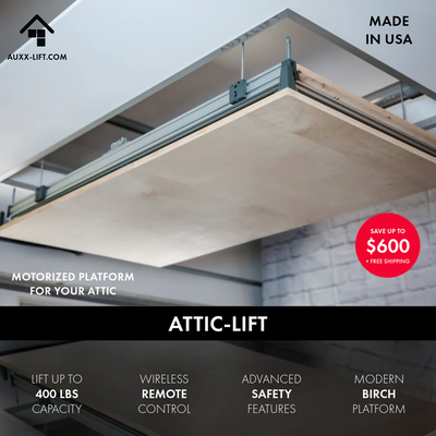 Auxx-Lift Garage Attic Storage Lift System 400lbs