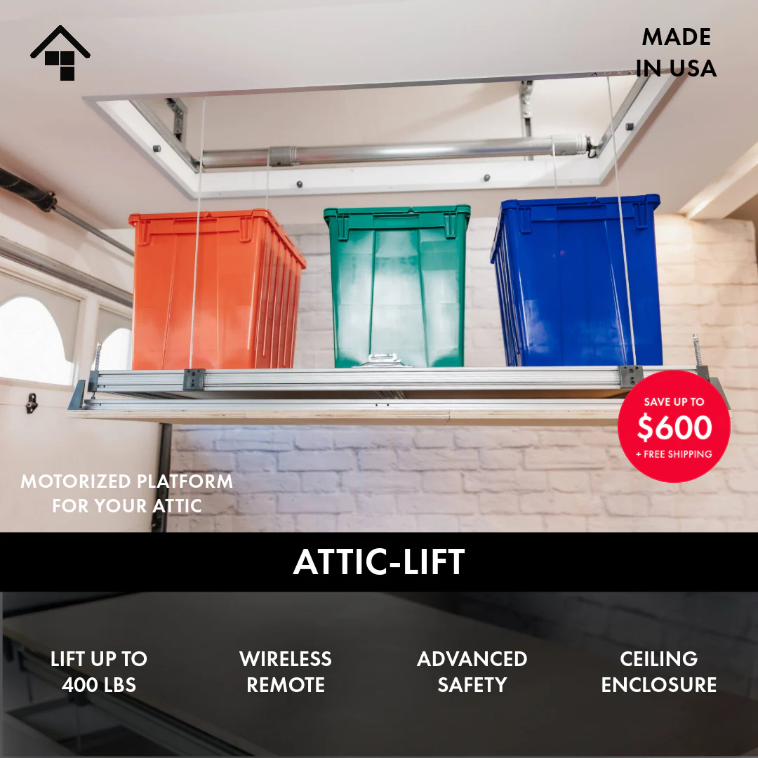 Auxx-Lift Garage Attic Storage Lift System 400lbs