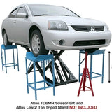 Atlas Set of 4 Wheel Alignment Stands with 6,000 lb Capacity