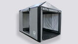 CarCapsule 10 ft Bike ShowCase Outdoor Cover w/ Pitched Roof (9 ft Peak, Dual Bike) - BBSHO10