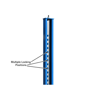 Atlas 414A 14,000 lb 4-Post Alignment Lift with Adjustable Turntables and Built-In Slip Plates