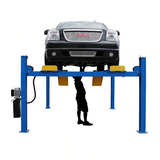 Atlas 414A 14,000 lb 4-Post Alignment Lift with Adjustable Turntables and Built-In Slip Plates