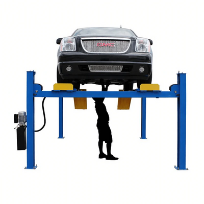 Atlas 414A 14,000 lb 4-Post Alignment Lift with Adjustable Turntables and Built-In Slip Plates