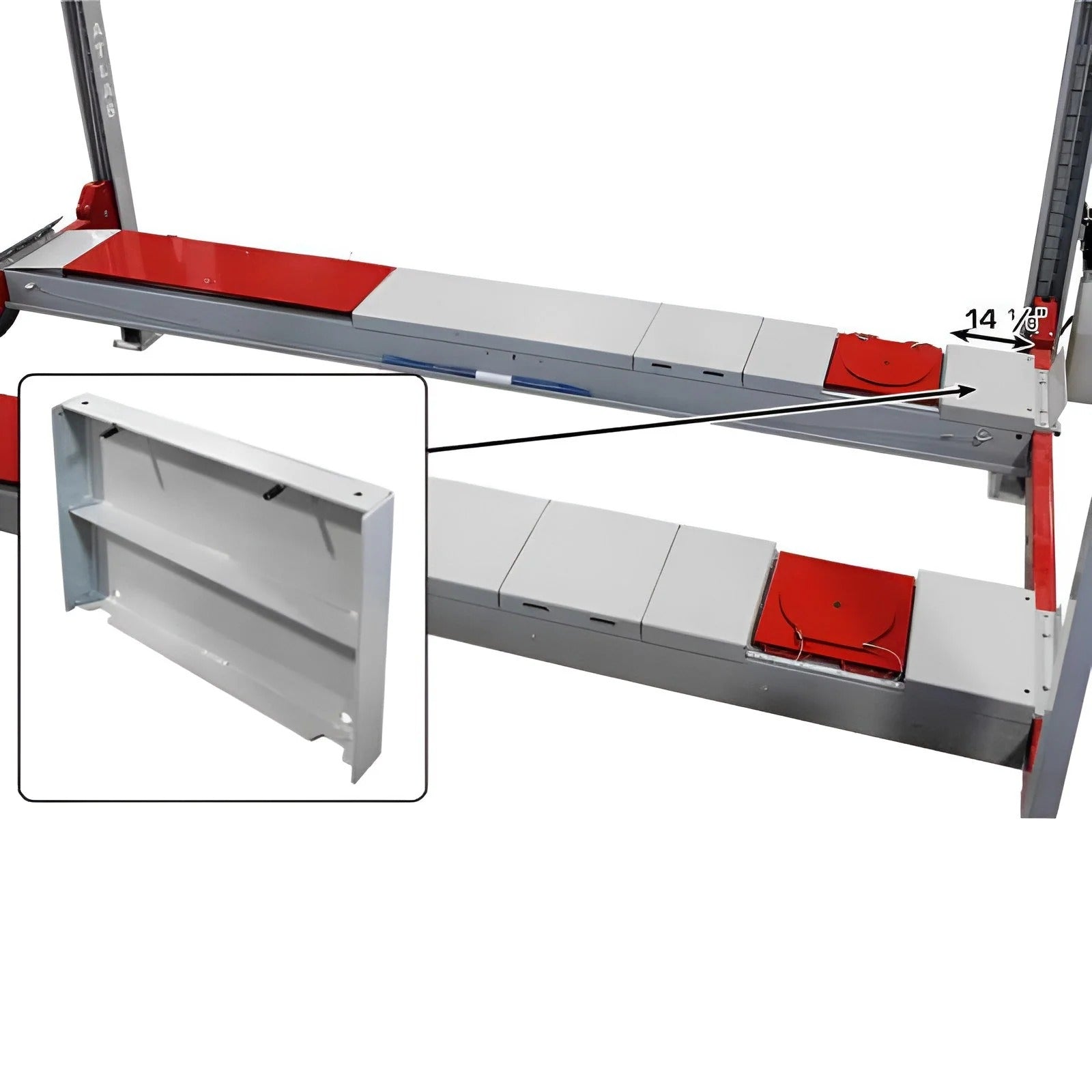 Atlas Platinum Bolt-On Alignment Kit with Slip Plates and Turntables for 4-Post Lifts