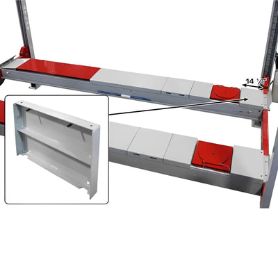 Atlas Platinum Bolt-On Alignment Kit with Slip Plates and Turntables for 4-Post Lifts