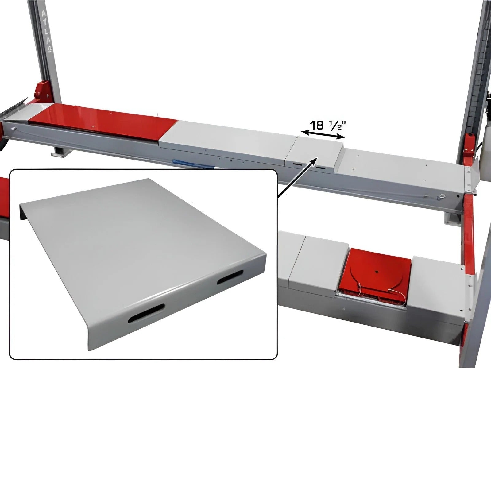Atlas Platinum Bolt-On Alignment Kit with Slip Plates and Turntables for 4-Post Lifts