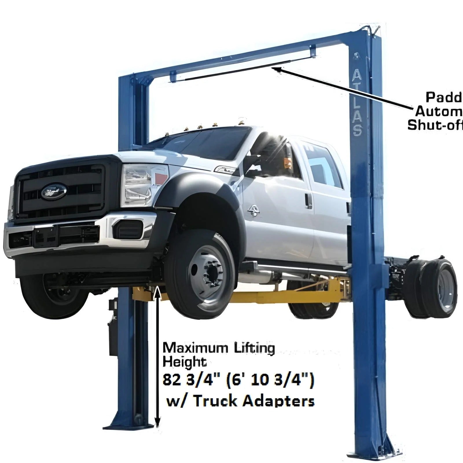 Atlas PV15PX 15,000 lb Heavy-Duty Overhead 2-Post Lift – Extra Tall & Wide Commercial Vehicle Lift
