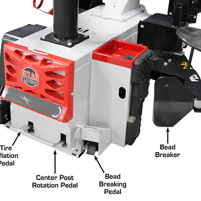 Atlas Platinum PTC500 Center Post Tire Changer and PWB90XL 3D Wheel Balancer Combo