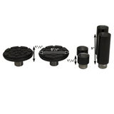 Atlas Garage PRO 8000EXT 4-Post Lift with RJ35 Sliding Bridge Jacks Combo (8,000 lb Capacity)