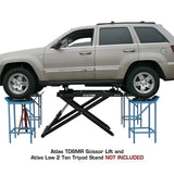 Atlas Alignment Wheel Stand and Turntable Package for 4-Wheel Alignment Setups