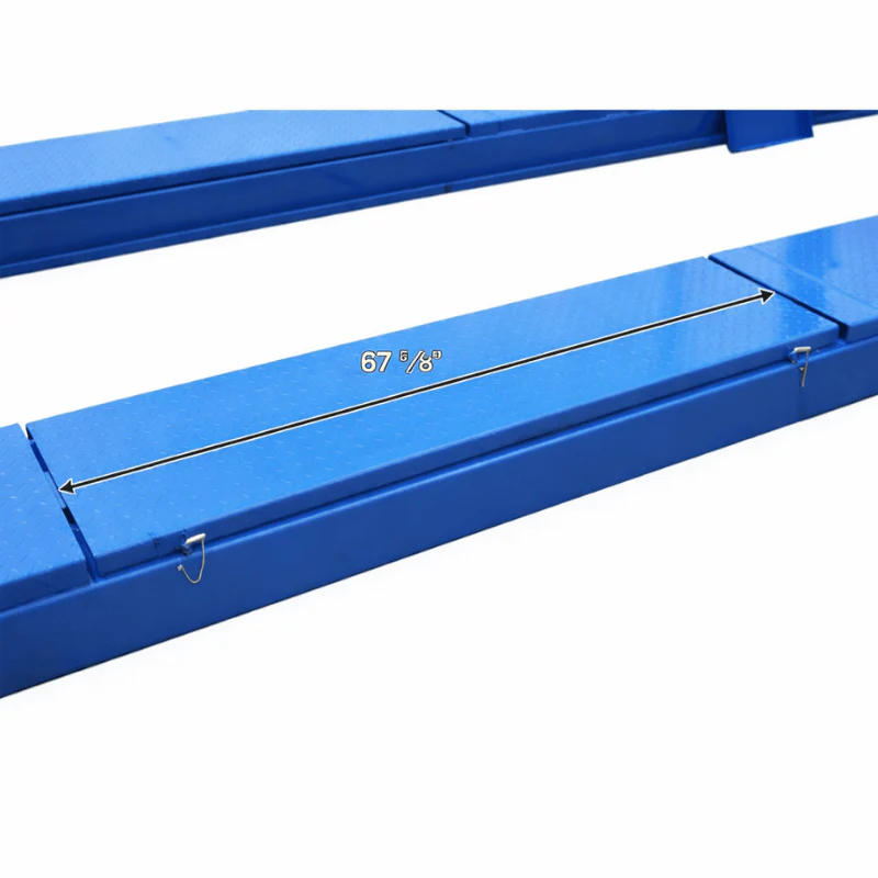 Atlas 414A 14,000 lb 4-Post Alignment Lift with Adjustable Turntables and Built-In Slip Plates