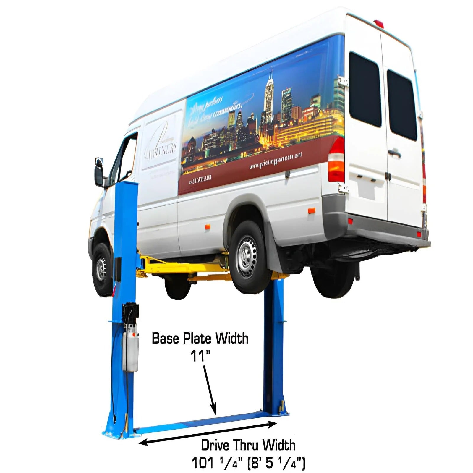 Atlas BP10000X 10,000 lb Baseplate 2-Post Lift