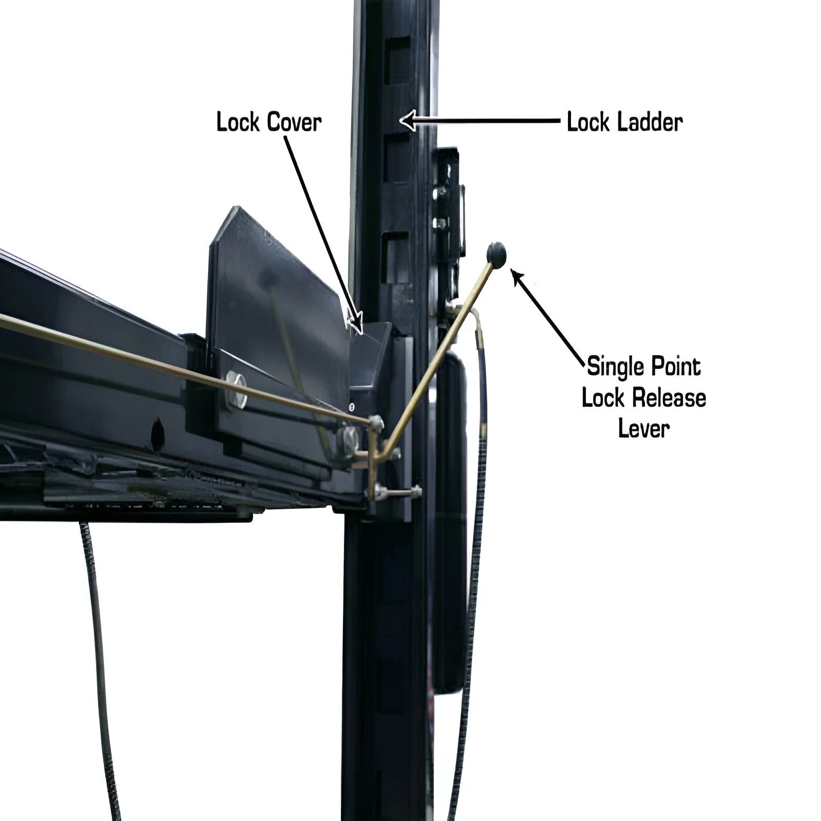 Atlas Garage PRO 8000EXT 4-Post Lift with RJ35 Sliding Bridge Jacks Combo (8,000 lb Capacity)
