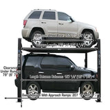 Atlas Garage PRO 8000EXT 4-Post Lift with RJ35 Sliding Bridge Jacks Combo (8,000 lb Capacity)