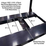 Atlas Garage PRO 8000EXT 4-Post Lift with RJ35 Sliding Bridge Jacks Combo (8,000 lb Capacity)