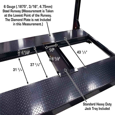 Atlas Garage PRO 8000EXT 8,000 lb Extra Tall 4-Post Vehicle Lift