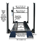Atlas Garage PRO8000 8,000 lb 4-Post Lift