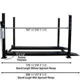 Atlas Garage PRO8000 8,000 lb 4-Post Lift