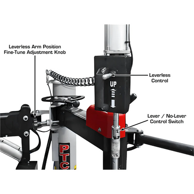 Atlas Platinum PTC500 Center Post Tire Changer with Dual Assist Arms and Leverless System